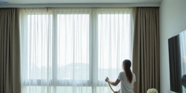 Delicate fabric curtain stain removal silk velvet sheer north-ryde-nsw treatment